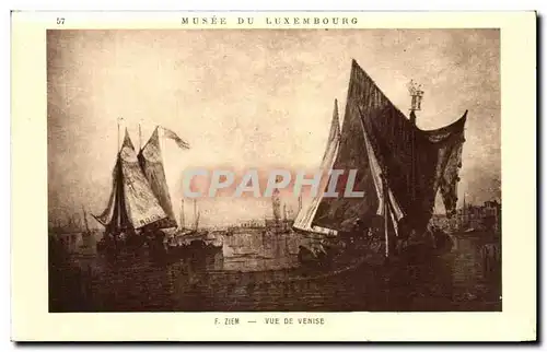 Cartes postales Musee Du Luxembourg Ziem Vue de Venise