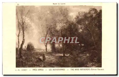 Cartes postales Corot Pres Arras Les Bucheronnes The Wood Gatherers