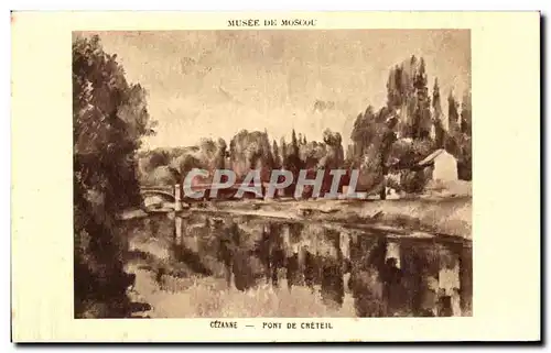 Cartes postales Musee De Mosou Cezanne Pont De Creteil