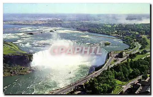 Ansichtskarte AK Horseshoe Falls or Canadian Falla Niagara Falls Canada