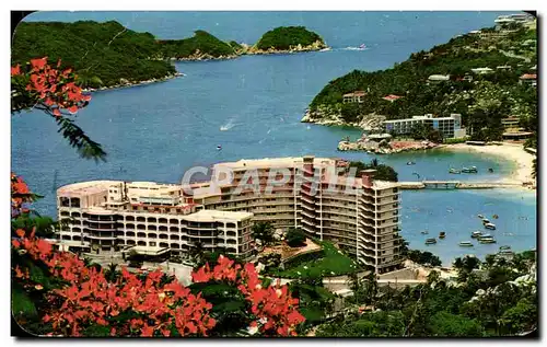 Ansichtskarte AK Playas de Caleta y Caletilla Acapulco Gro Mexico the Hotel Caleta in one of the many beauty spor