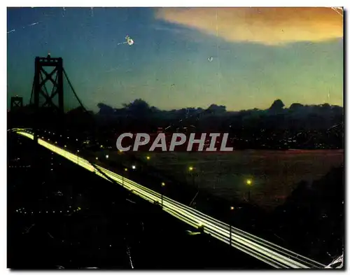 Cartes postales San Francisco Bay Bridge at night This is one of the outstanding spectacles of the San Francisco