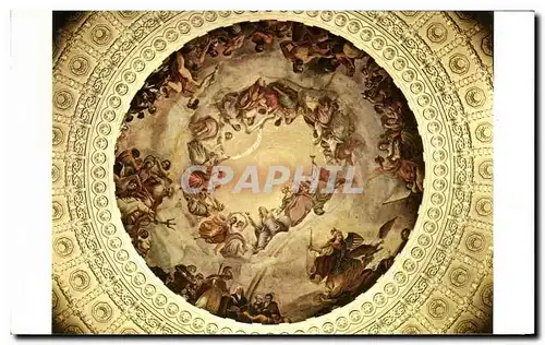 Cartes postales Heroic figures dispaly time enhabced colors in this closeup of the Capitol Dome&#39s Apotheosis
