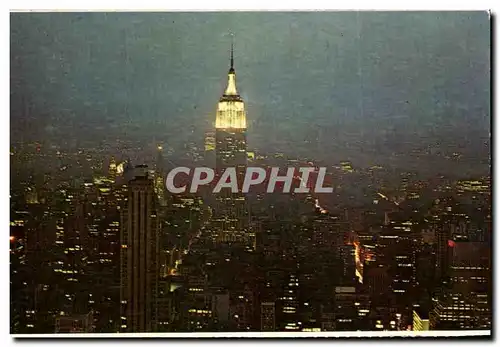 Cartes postales The Observation Roof atop the RCA Building staries above the street affords a breathtaking panor