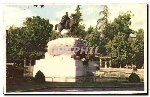 Cartes postales Madrid Retiro Estatua del General Martinez Campos