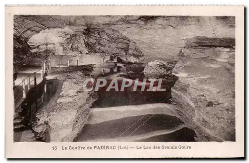 Cartes postales Le Gouffre de Padirac (Lot) Le Lac des Grands Gours