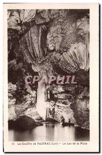 Cartes postales Le Gouffre de Padirac (Lot) Le Lac de la Pluie