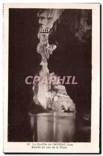 Cartes postales Le Gouffre de Padirac (Lot) Entree du Lac de la Pluie