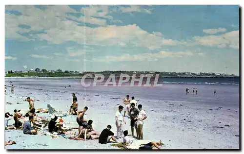 Ansichtskarte AK Long Sands Looking toward Dover Bluffs Your Beach Maine