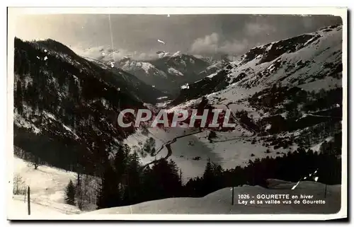 Cartes postales Gourette en hiver Ley et sa vallee vus de Gourette