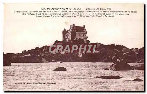 Cartes postales Ploumanach Chateau de Costaeres