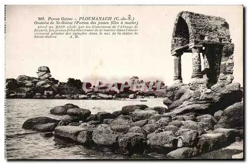 Cartes postales Perros Guirec Ploumanach Oratoire de St Guirec