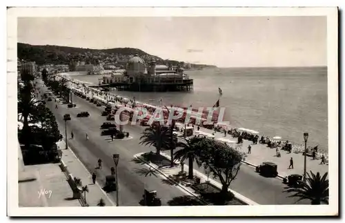 Ansichtskarte AK La Douce France Cote D&#39Azur Nice Promenade des Anglais et Palais de la Jetee