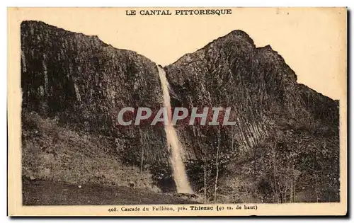 Cartes postales Cascade du Faillitou pres Thiezac