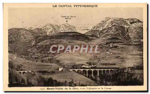 Cartes postales Haute Vallee de la Cere entre St Jacques et le Lioran