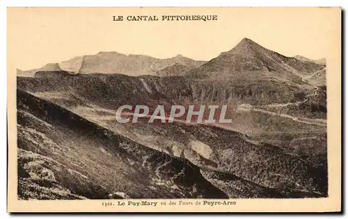 Cartes postales Le Puy Mary vu des Fours de Peyre Arse