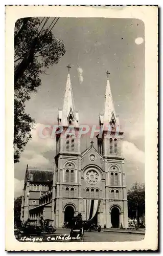 Ansichtskarte AK Cathedrale Saigon Indochine 1955 Vietnam