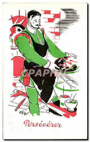 Cartes postales Perseverer Campagne Pour La Sauvegarde De L&#39Enfance Et De L&#39Adolescence Bernard Palissy