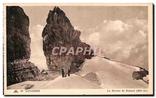 Ansichtskarte AK Gavarnie La Breche de Roland