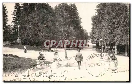 Cartes postales Vittel Allee du Golf Club