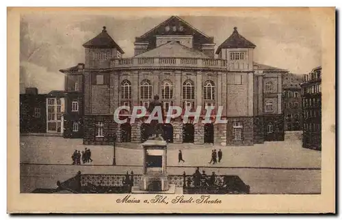 Cartes postales Mainz Stadt Theater