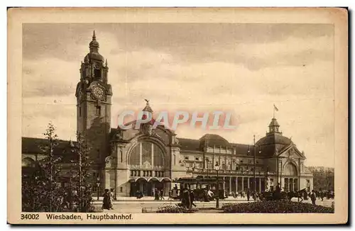 Cartes postales Wiesbaden Hauptbahnhof