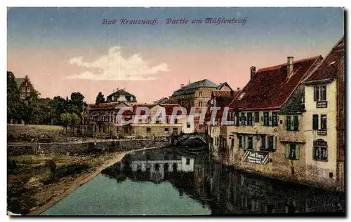 Cartes postales Bad Kreuznach Partie am Muhlenteich