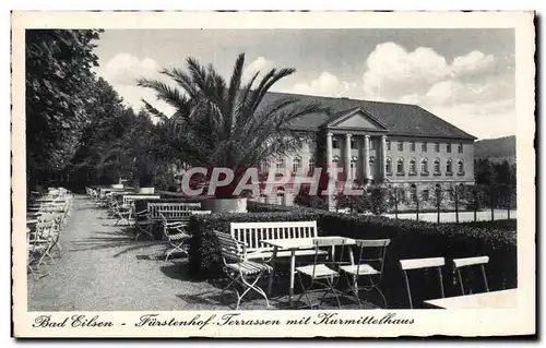 Cartes postales Bad Eilsen Furstenhof Terrassen mit Kurmittelhaus