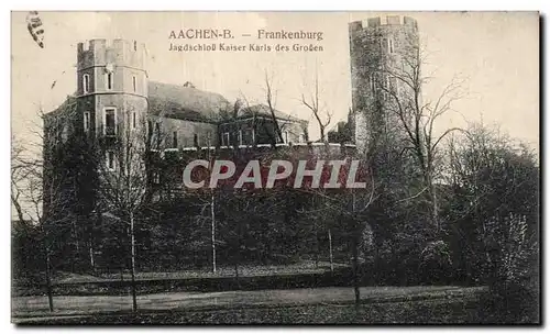 Ansichtskarte AK Aachen B Frankenburg Jagdschloss Kaiser Karls des Grossen