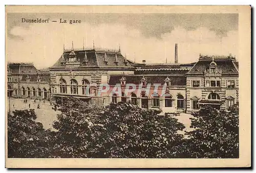 Cartes postales Dusseldorf La Gare