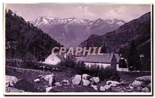 Cartes postales Bareges Vue Sur la Ferme Saint Justin et la Massif de L&#39Ardiden