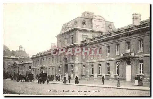 Cartes postales Paris Ecole Militaire Artillerie