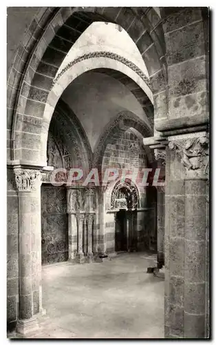 Cartes postales Vezelay Basilique de la Madeleine Perspective du Narthex