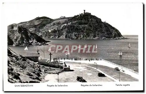 Cartes postales San Sebastian Regate de balandros