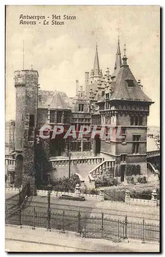 Cartes postales Antwerpen Het Steen Anvers Le Steen