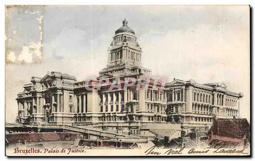 Cartes postales Bruxelles Palais de justice