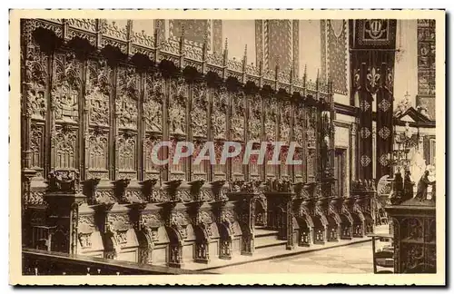 Cartes postales Louvain Eglise Saint gerirude Les Stalles