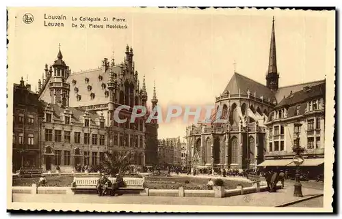 Ansichtskarte AK Louvain La Collegiale St Pierre