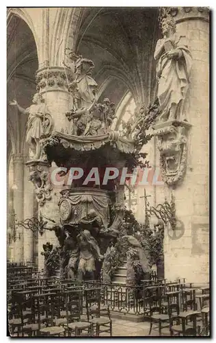 Ansichtskarte AK Bruxelles Eglise Saint Gudule La Chaire de Verite