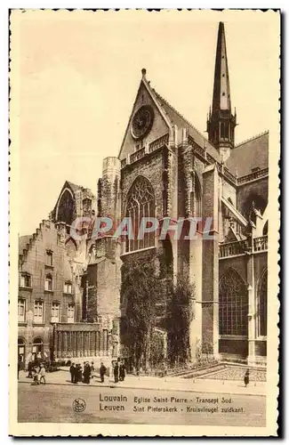 Cartes postales Louvain Eglise Saint Pierre Transept Sud Leuven