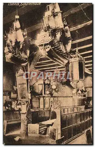 Cartes postales Lubeck Schifferhaus Bateau