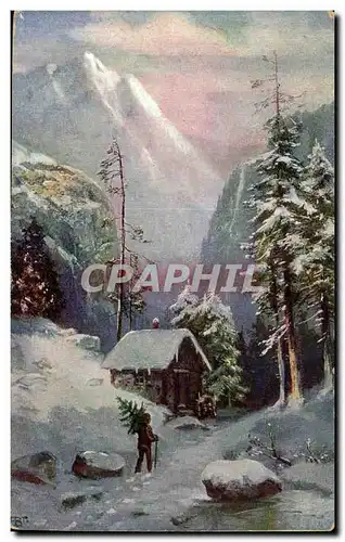 Cartes postales Paysage dans la neige