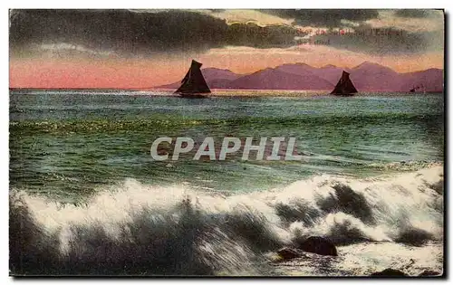 Cartes postales Cannes Coucher de soleil sur l&#39Esterel