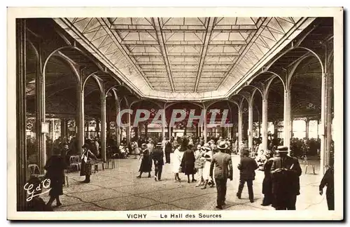 Cartes postales Vichy Le Hall des Sources