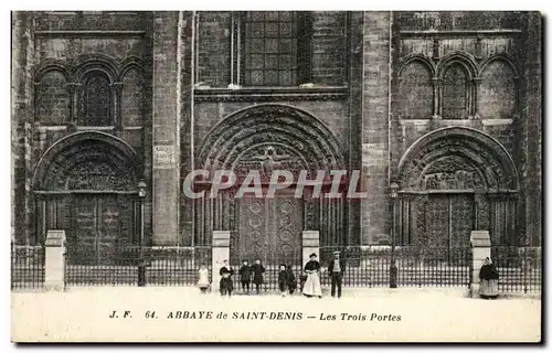 Ansichtskarte AK Abbaye de Saint Denis Les Trois Portes