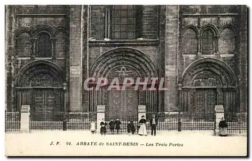 Cartes postales Abbaye de Saint Denis Les Trois Portes