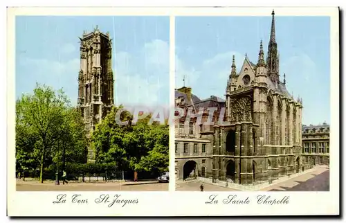 Ansichtskarte AK La Tour Saint Jacques La Sainte Chapelle Paris