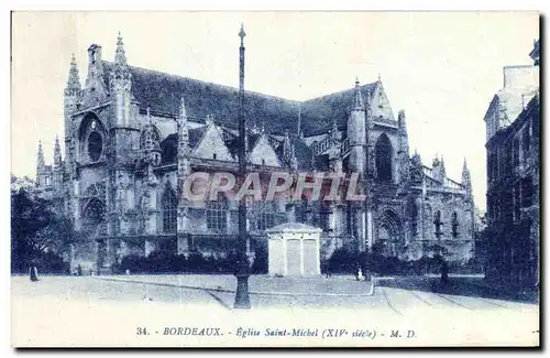 Cartes postales Bordeaux Eglise Saint Michel