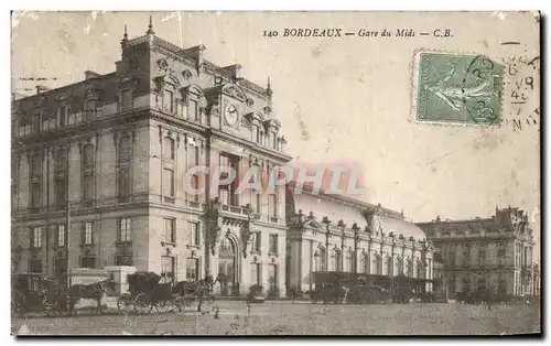 Cartes postales Bordeaux Gare du Midi