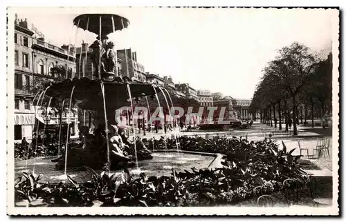 Cartes postales Bordeaux Les Allees De Tourny Les Fontaines